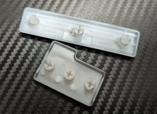 キーキャップはぺらっぺらのダブルショット
