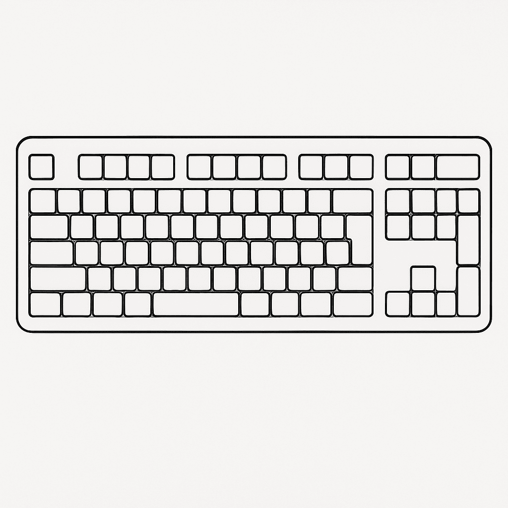 生成されたJISキーボード画像 1